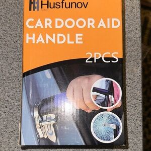 Black and Blue Car Door Aid Handle - 2PCS